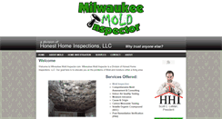 Desktop Screenshot of milwaukeemoldinspector.com